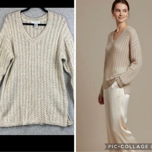 Vtg Jay Jacobs silk mohair tunic sweater M luxury Lagenlook elegant soft